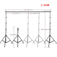 Background Stand, Adjustable Height, Green Screen Compatible