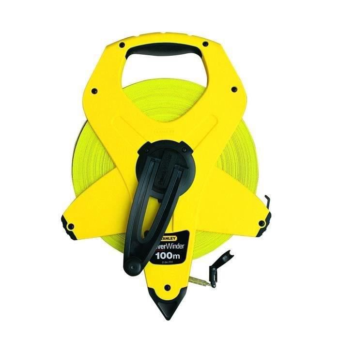 STANLEY Tape Measure 100mx12,7mm Powerwinder