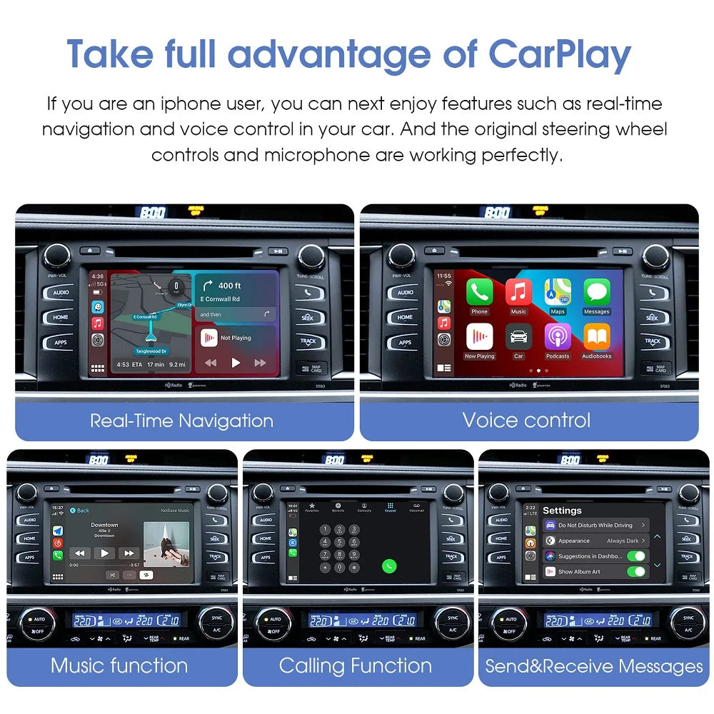 CarPlay Slimme Doos, Draadloze Connectiviteit, Multimedia Interface