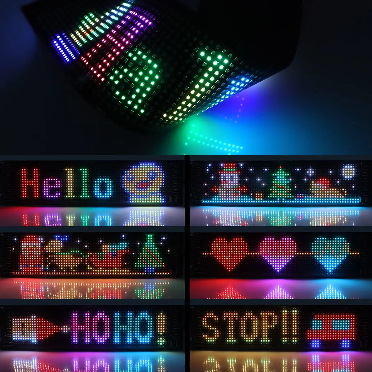 LED-bord, Bluetooth-app-bediening, programmeerbaar display