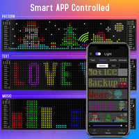 LED-skilt, Bluetooth-app-styring, programmerbar display