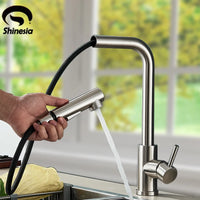 Kitchen Faucets, Stainless Steel, Pull Out