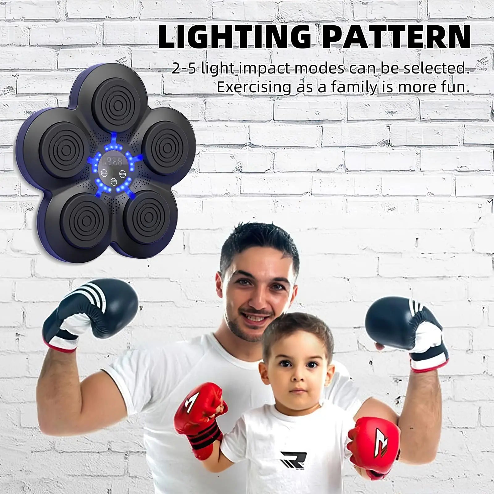 Boxing Machine, LED Lighted, Reaction Training