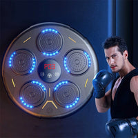 Smart Music Boxing Trainer, LED Elektronisk Respons, Bluetooth-Kompatibel