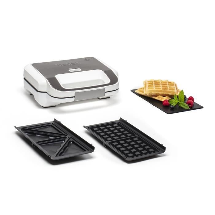 Tefal SW701110 SNACK XL Multifunction Croque apparatus, extra-worm and croques removable plates, vertical storage