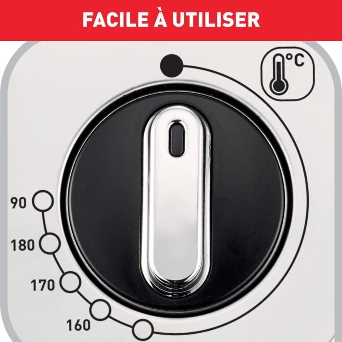 Tefal FR5111170 FilTra Pro Semi-Professional Fatty Inox & Design, 2400 W, 3 L (up to 4 p), patented filter, thermostat adjust