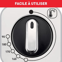 Tefal FR5111170 FilTra Pro Semi-Professional Fatty Inox & Design, 2400 W, 3 L (up to 4 p), patented filter, thermostat adjust