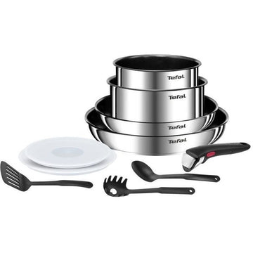 TEFAL INGENIO Cookware set 10 p, Frying pans, Saucepans, Induction, Stainless steel, Non-stick coating, Emotion L897AS04