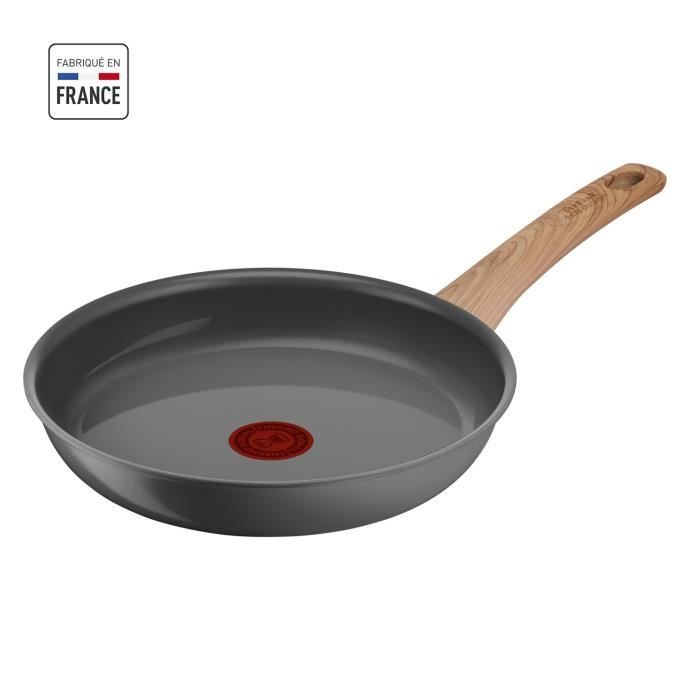 Tefal Koekenpan 24 cm, inductie, anti-aanbak keramisch omkeerbaar, gerecycled, gezond koken, gemaakt in Frankrijk, Renew C4250413