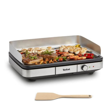 Tefal Plancha electric XXL, 12 people, non-stick, adjustable thermostat, removable windshield, interior/exterior CB690D12