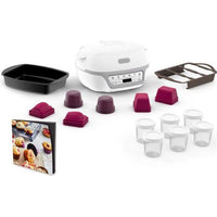 Tefal KD812110 Cake Factory Delights Silver Cake Cake, 5 Auto Programs + Manual mode, Accessories, Dedicated Application