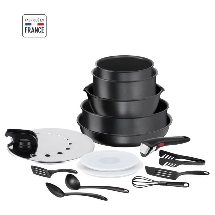 Tefal Ingenio Kitchen Battery 15 pcs, induction, non -stick, healthy cooking, made in France, Daily Chef L7629902