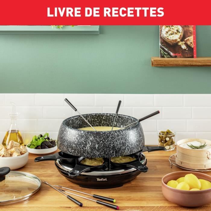 TEFAL RE12C812 Raclette Cheese N'Co - 6 people - Black