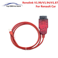 Renolink OBD2 Auto Kabel, ECU Programmeringsverktyg, Nyckelkodning