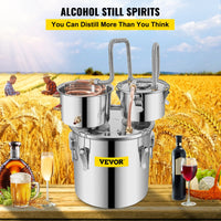 Alcohol Brewing Distiller, Stainless Steel, DIY Moonshine Apparatus