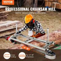 Chainsaw Mill, Adjustable Cutting Thickness, Ideal for Builders and Woodworkers