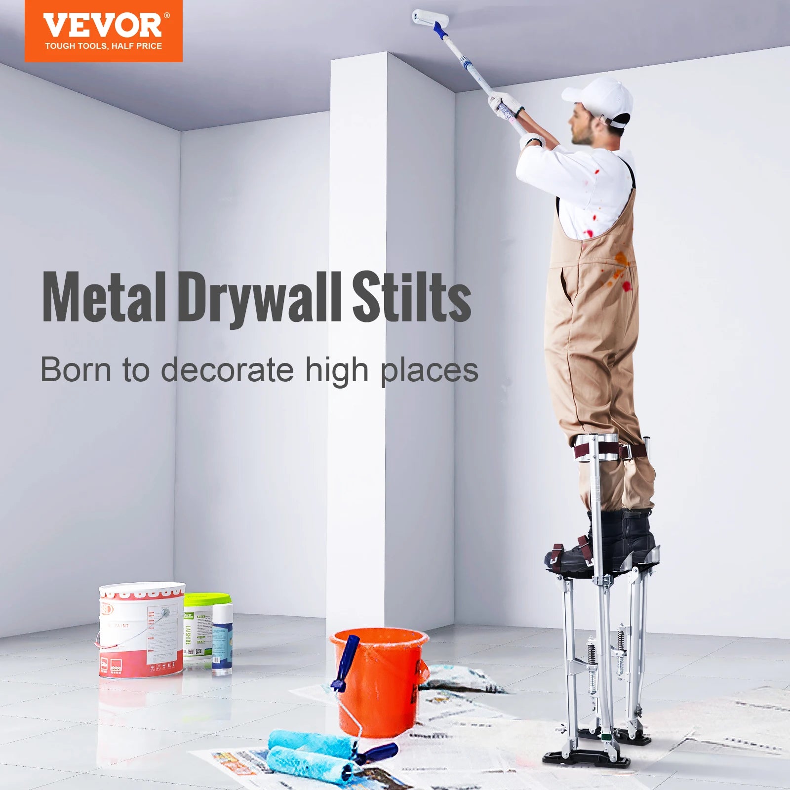 Drywall Stilts, Professional Aluminum, Adjustable