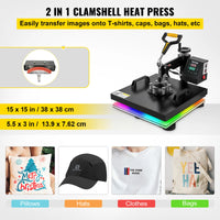 Heat Press Machine, 38*38CM, Multifunctional