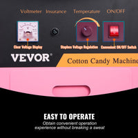 Cotton Candy Machine, Commercial Grade, Stainless Steel Bowl