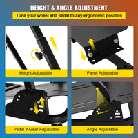 Stand Simulator de Curse, Compatibil cu Logitech G27/G25/G29, Design Reglabil și Solid