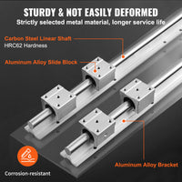 Linjär Guide Rail Set, 1500/1800/2200 mm, SBR20 Guide Rails