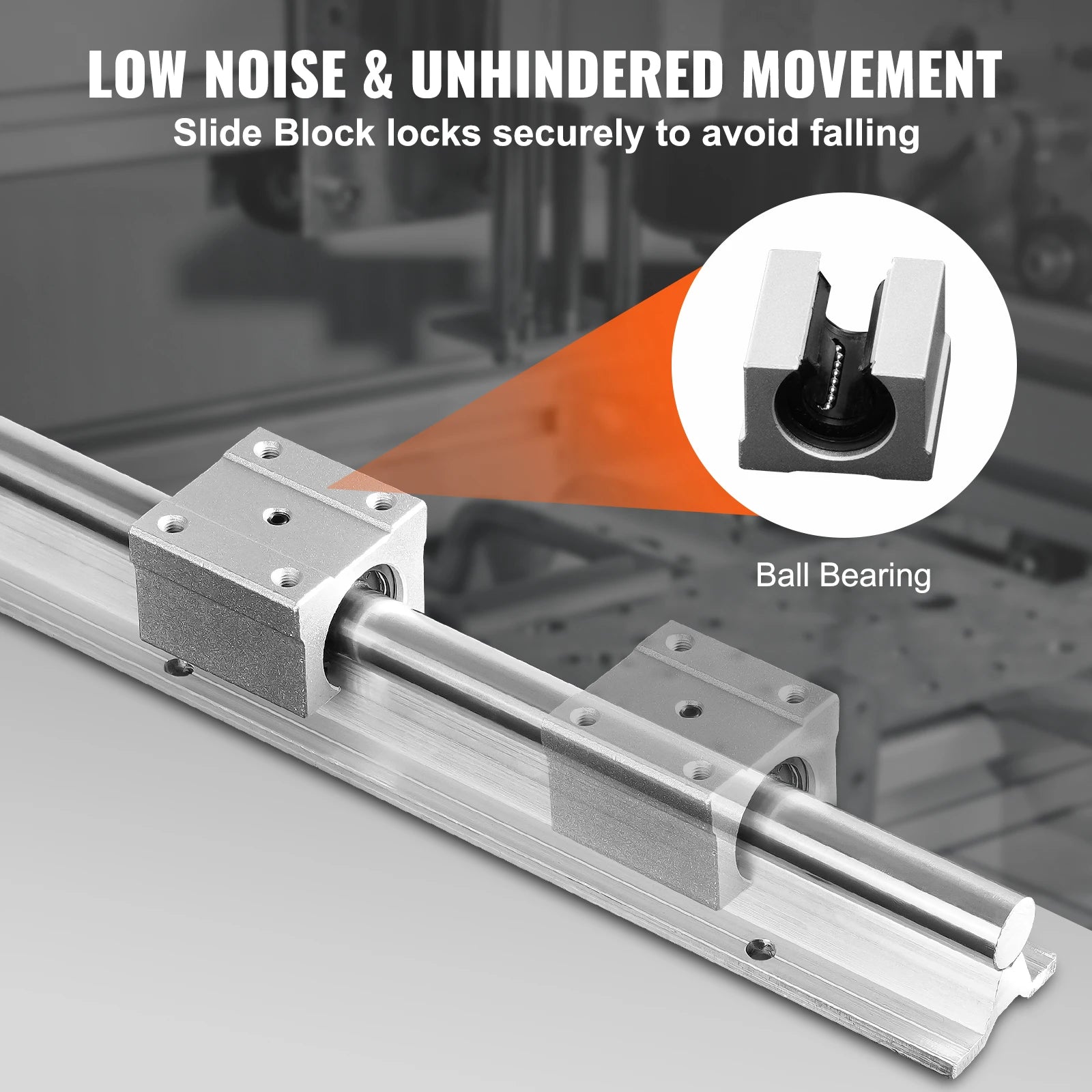 Lineares Führungsschienenset, 1500/1800/2200 mm, SBR20 Führungsschienen