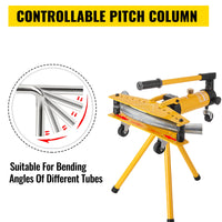 Hydraulische Rohrbiegemaschine, 10 Tonnen Kapazität, 6 Matrizen-Set
