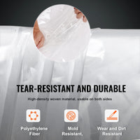 Garden Tarpaulin, Transparent PVC Material, Rainproof and Clear Design