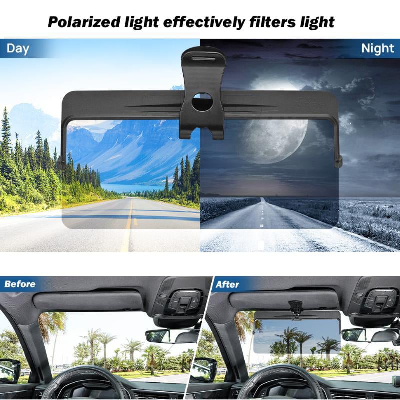 VisionShield - Auto-Sonnenblende mit polarisiertem Blendschutz 2