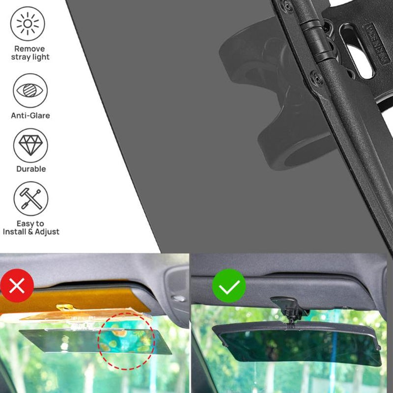 VisionShield - Auto-Sonnenblende mit polarisiertem Blendschutz 4