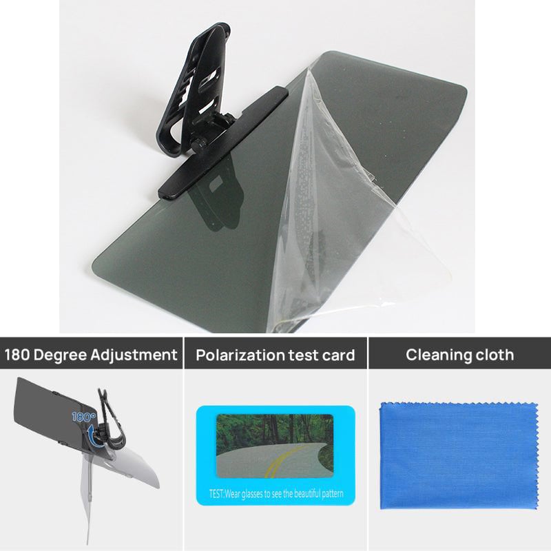 VisionShield - Auto-Sonnenblende mit polarisiertem Blendschutz 8