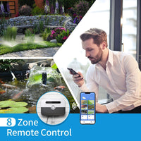 Tuin Water Timer, WIFI Connectiviteit, Compatibel met Alexa & Google Home