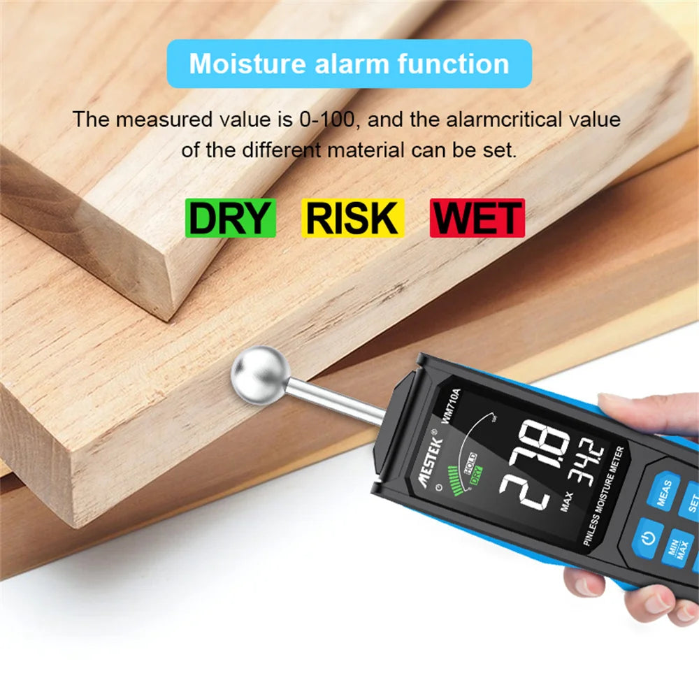 Houtvochtigheidsmeter, Niet-destructieve Meting, Automatische Detectie van het Natste Hout