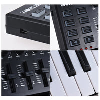 MIDI Controller Keyboard, Bærbar, USB Keyboard