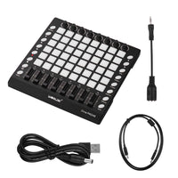 MIDI Trommepad Controller, Bærbar, RGB Baggrundsbelyste Pads