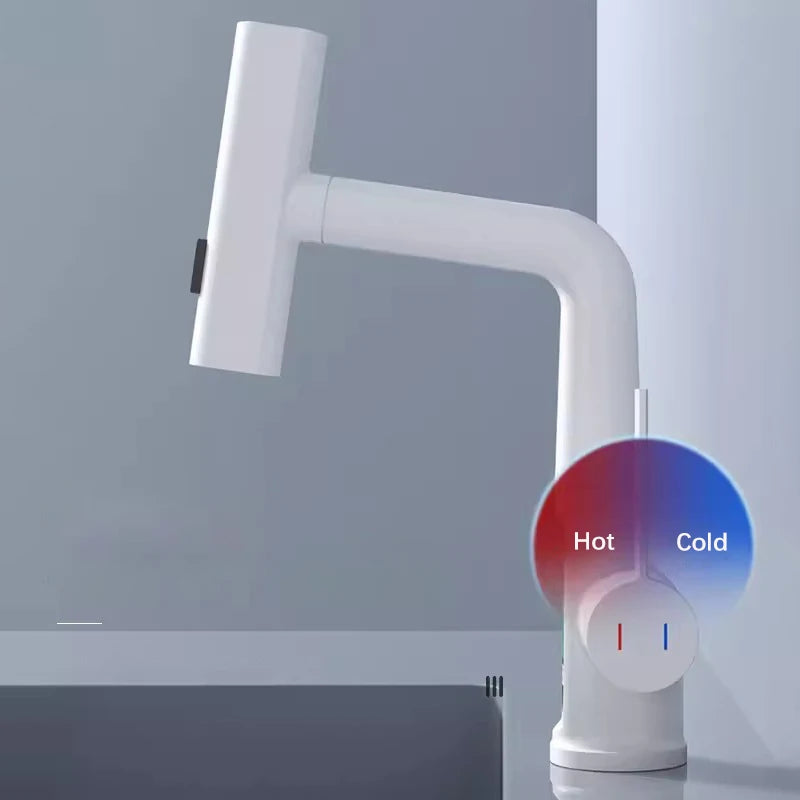 Kitchen Faucet, Intelligent Digital Display, Rotatable Sink Lifting