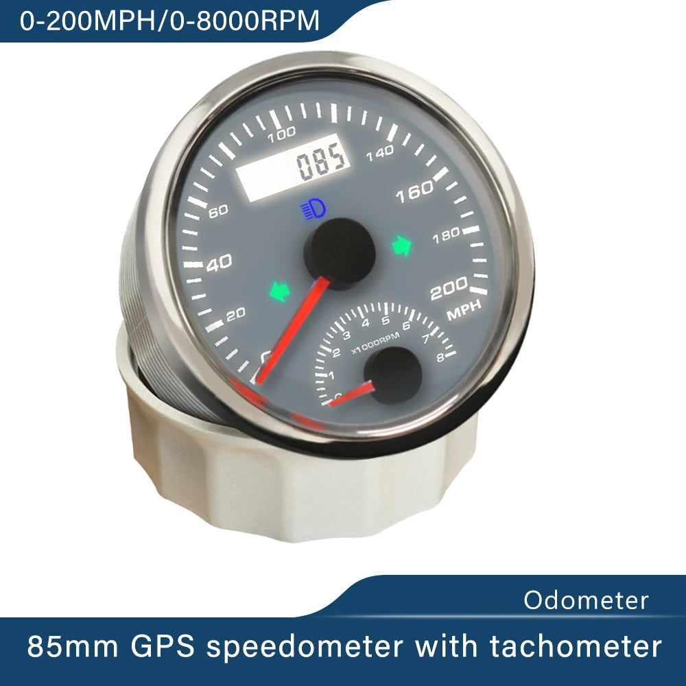 GPS-Tachometer, wasserdicht, Kilometerzähler