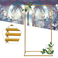Hochzeitsbogen, Metall-Hintergrundständer, Gartendekoration