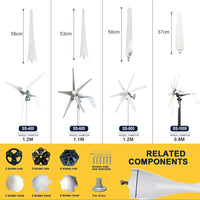 Windturbinegenerator, 1000w Vermogensopbrengst, Gratis Energieopwekking