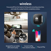 Carplay adapter, trådløs forbindelse, Hi Siri Ai-boks