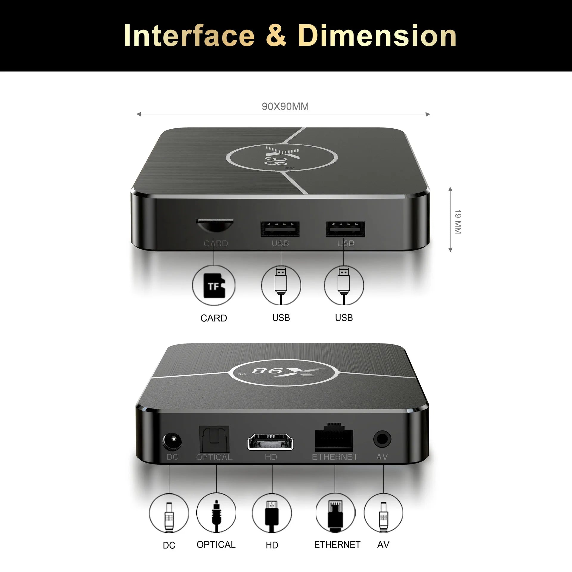 Smart TV Boks, Android 11, Amlogic S905W2