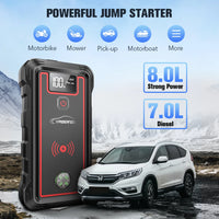 Car Starter Battery, 2500A, 23800mAh