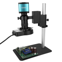 Digitalt mikroskop, 48MP 4K videokamera, LED cirkulært lampe