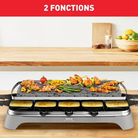TEFAL - Stainless Steel Raclette and Design PR457B12