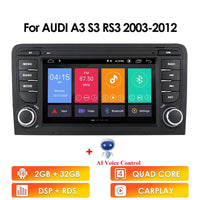 Audi A3 Car Multimedia Player, Android 10, GPS Navigation, WIFI Connectivity