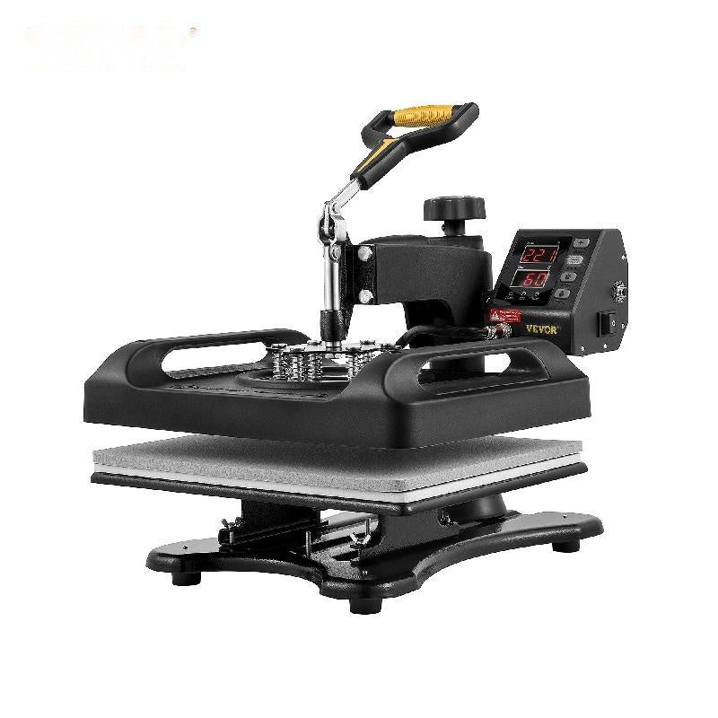 Heat Press Machine, Digital Display, 360° Swing Away Design