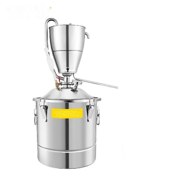 Alcohol Water Distiller, 304 Stainless Steel, 6-lap Condenser Coil