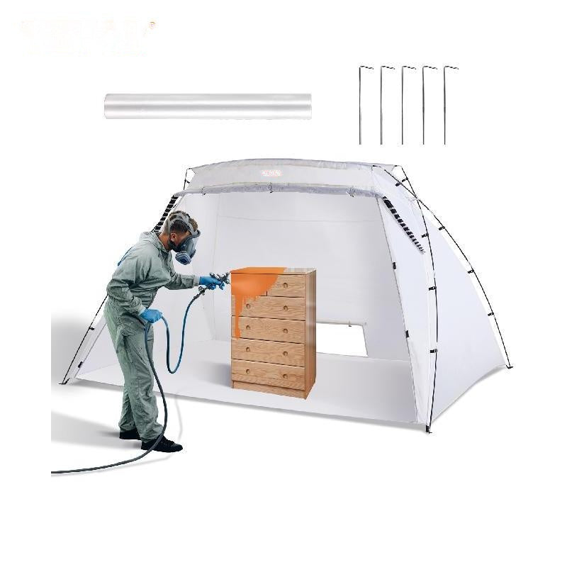 Portable Paint Booth Tent, Quick Assembly, Firm Construction