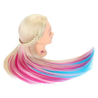 Mannequin Hoofd, Synthetisch Haar, Driepoot Statief