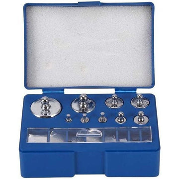 Calibration Weights, Set of 17 Pieces, Range from 10mg to 100g